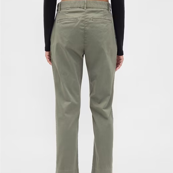 GAP Mid Rise Downtown Khakis Mesculen Green 2 NWT - Picture 4 of 7